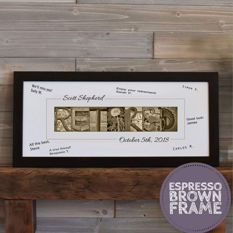 Personalized Retirement Gifts Gift for Coworker Retirement Etsy