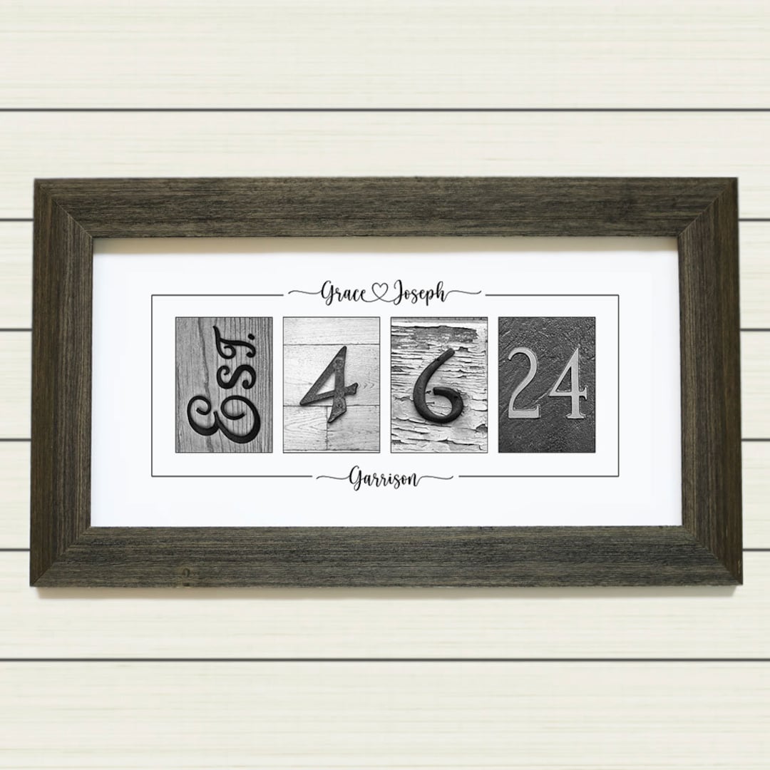 Couples Wedding Gift, Unique Wedding Gift Idea, Anniversary Gift for ...