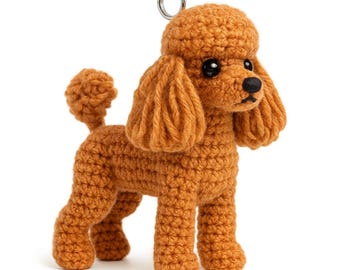 Caniches amigurumi de crochet – Patrón de crochet en PDF (alemán e inglés)