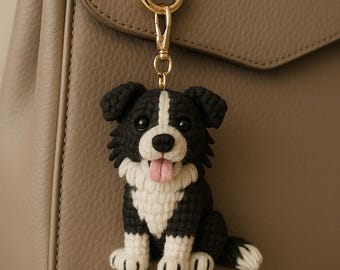 ボーダーコリー犬の編みぐるみ編み図 - Etsy 日本