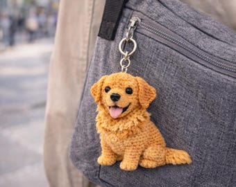 ゴールデンレトリバーのあみぐるみかぎ針編みパターン |犬の