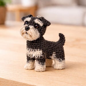 Felted Mini Schnauzer - Etsy Singapore