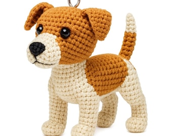 Amigurumi Jack Russell Terrier Crochet Pattern – PDF (English & German)