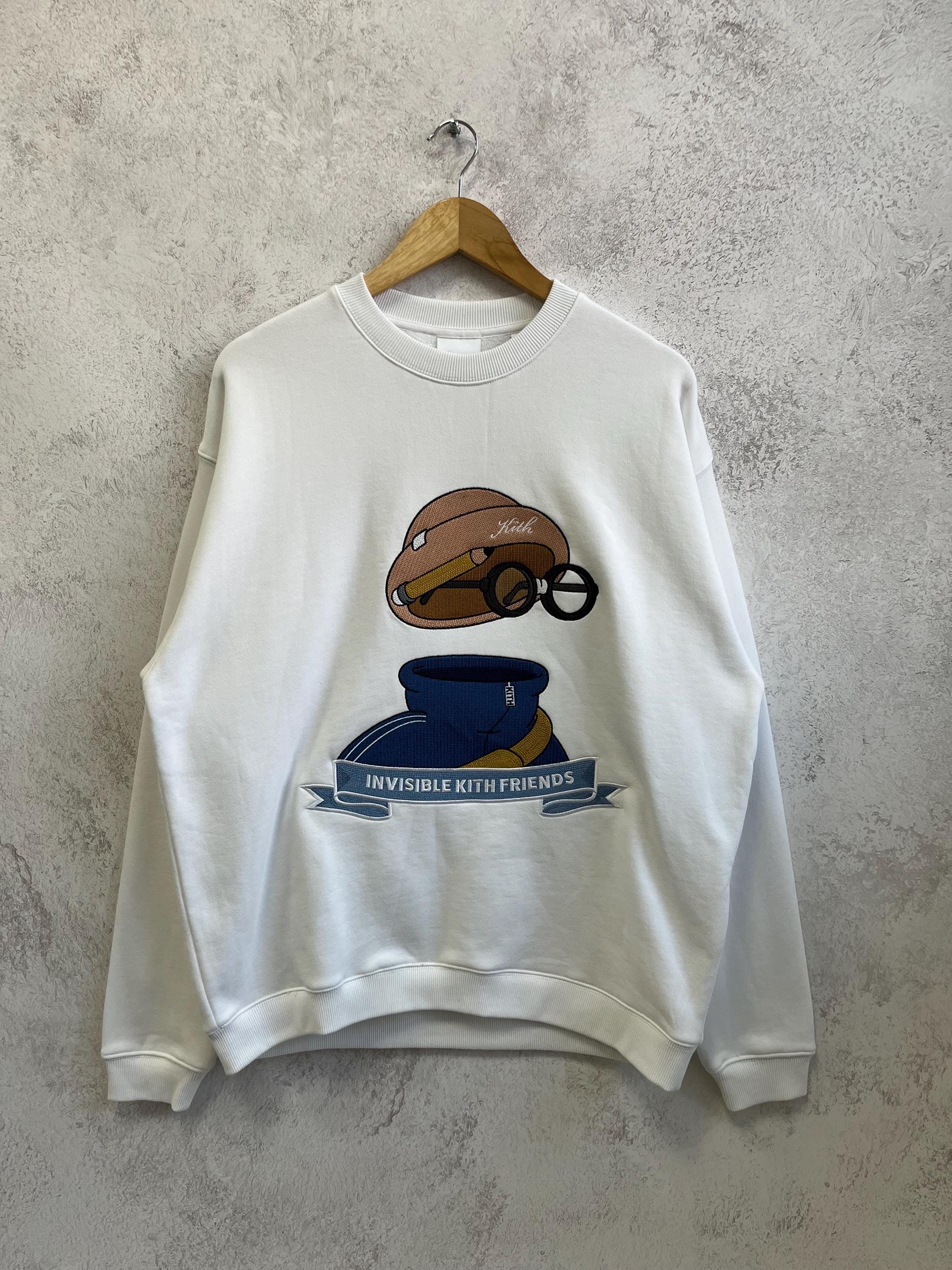 Kith X Invisible Friends Crewneck Sweatshirt - Etsy