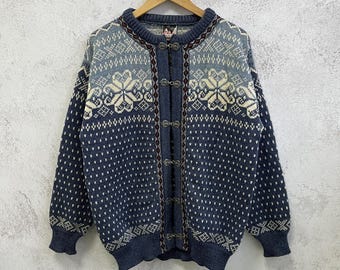 Cárdigan de punto vintage de Dale de Noruega