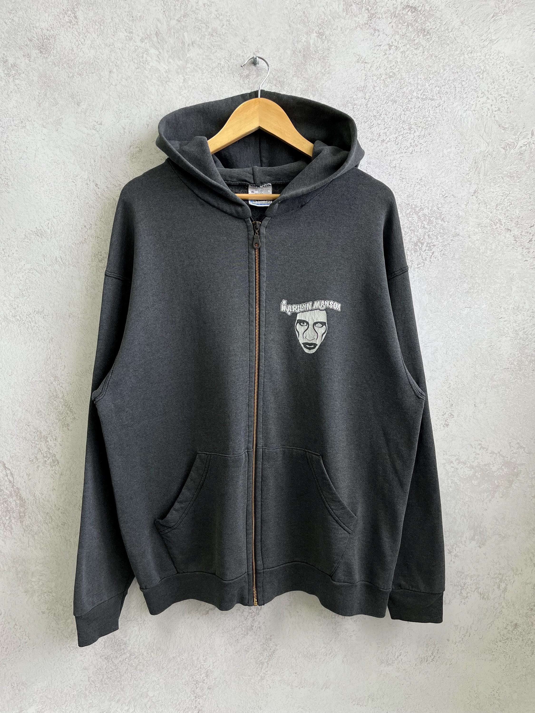 Marilyn manson hoodie - Etsy 日本