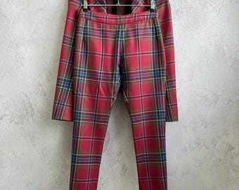 Vivienne Westwood Red Label Tartan Plaid Wool Suit Set Up Blazer and Pants