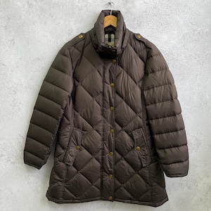 Burberry Brit Women Quilted Goose Down Puffer Nova Check Lining Jacket