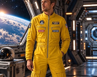 Tuta da astronauta fantascientifico di Ryan Gosling per Project Hail Mary, cosplay da pilota spaziale, realizzata a mano su misura.