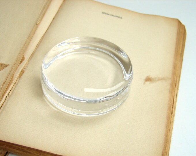 DIY Round Flat Glass Paperweight Blank 27/8 X 1 Create Your Own Glass