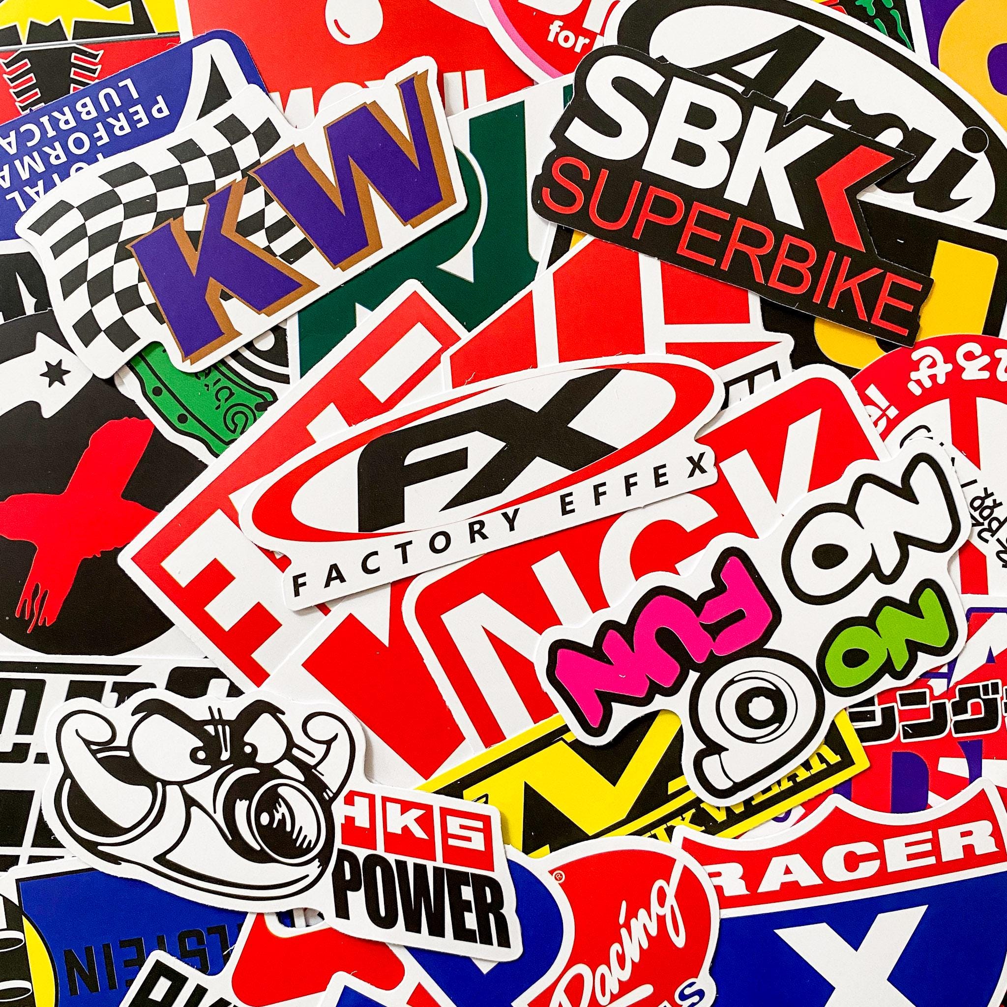 50 Random Racing Stickers, Car Performance Stickers, JDM Tuning ...