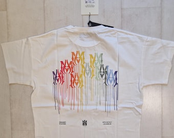 Amiri T-shirt Luxury Paris Logo Tshirt Fashion Tee Designer T-shirt Unisex Fashion Tee Brand Men Tshirt Designes shirt M2