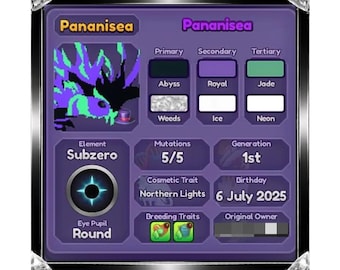 Pananisea • Dragon Adventures • Roblox