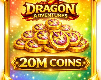 20M Coins • Dragon Adventures  Roblox