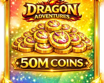 50M Coins • Dragon Adventures  Roblox
