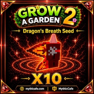 ドラゴンの息吹の種 x10 • Grow a Garden 2 • Roblox