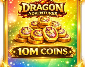 10M Coins • Dragon Adventures  Roblox