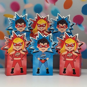 Superhero Treat Boxes (pack of 6)