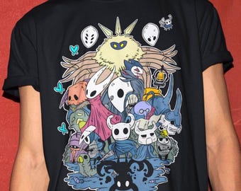 Hollow Knight Silksong Shirt - Video Game Tshirt,Gaming Tee,Gamer Streetwear Apparel
