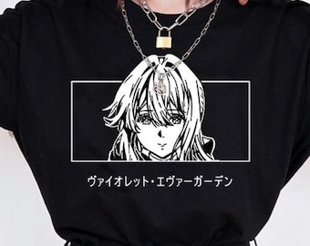 Violet Evergarden Anime Shirt - Evergarden Cosplay Tshirt,Manga Tee