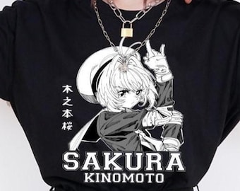 Sakura Kinomoto Shirt - Anime Cosplay Tee,Cardcaptor Sakura Tshirt
