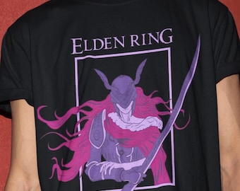 T-shirt Malenia, fanart-shirt Elden Ring, RPG-fantasiekleding