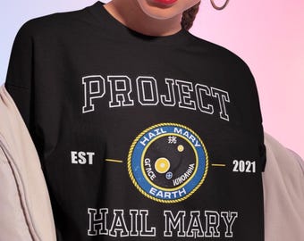 Uniseks Project Hail Mary-shirt - Ryland Grace-T-shirt, Rocky, Jazz Hands