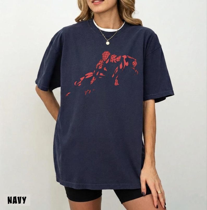 Zendaya Spider-Man Movie Shirt - Peter Parker Shirt,Spiderman Movie Tshirt,Tom Holland Shirt,Spiderman Kids Shirt image 3
