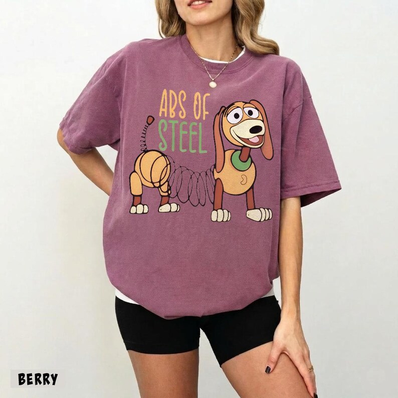 Toy Story Slinky Abs of Steel Shirt - Toy Story Tshirt,Retro Disneyland Gift,Disney Trip Tshirt,Slinky Tshirt image 6