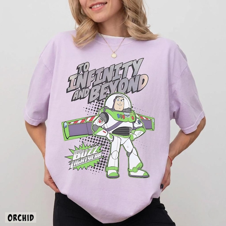Vintage Toy Story Buzz Lightyear Shirt -To Infinity and Beyond Shirt,Toy Story Tee,Disneyland Gift,Disney Trip Tshirt,Buzz LightYear Tee image 2