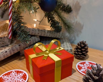 Gift Card Gift Box For Christmas And Birthdays