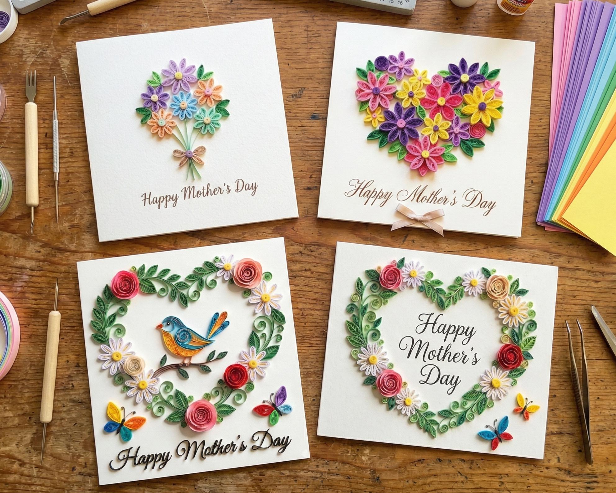 WEBEEDY Set di 20 biglietti di auguri fai da te per bouquet di