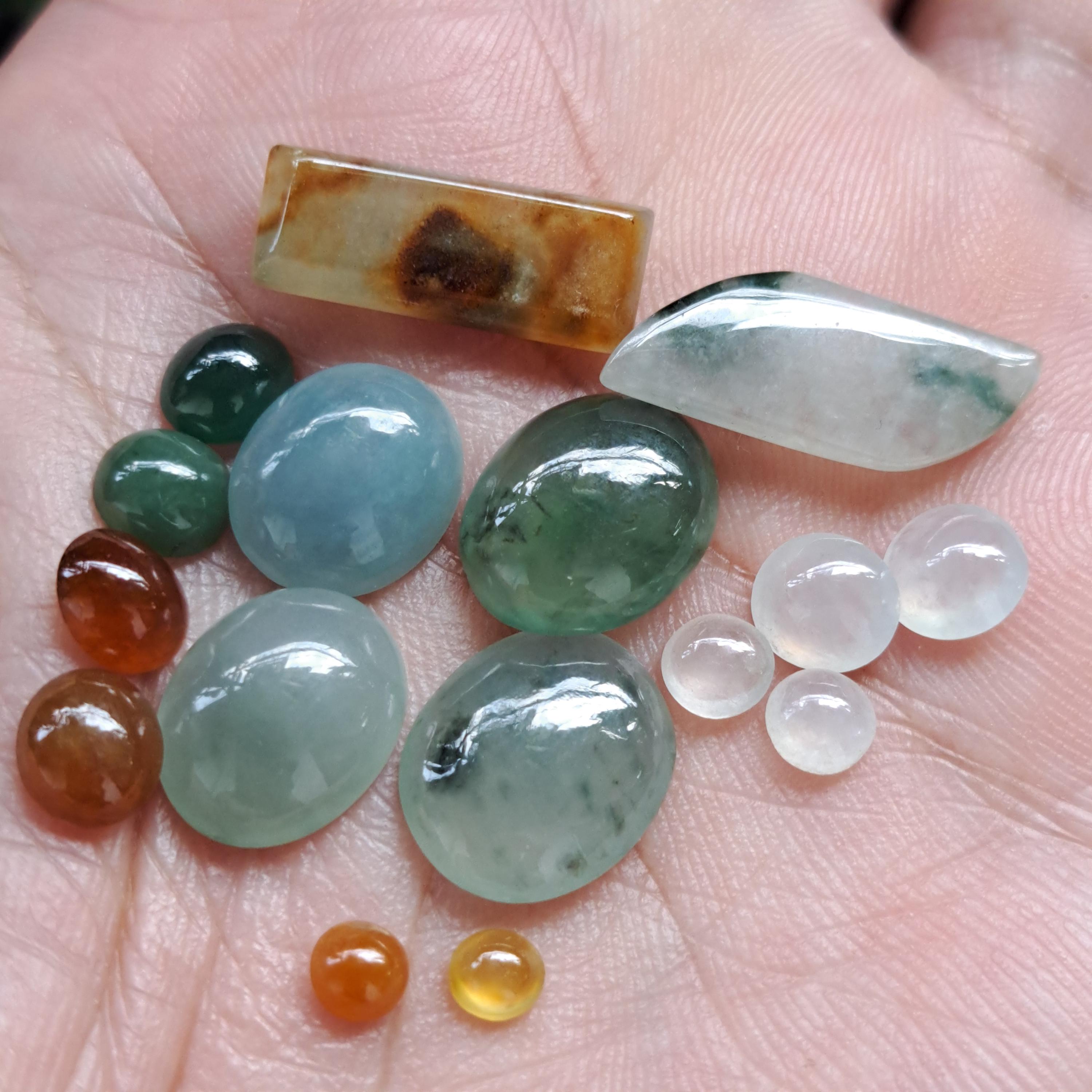 Burma jadeite jewelry pieces - Etsy 日本