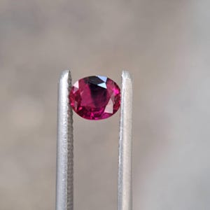 Natural Red Ruby 0.49 Ct Oval Cut | Certified Mong Hsu Burma Ruby | Unheated
