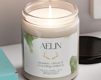 Aelin Duftkerze | Soja Wachs Glas 9oz