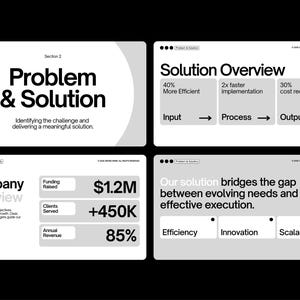 Modern business presentation template in Canva featuring 60+ professional slides for startup pitch deck, investor presentation, business plan presentation, and corporate strategy deck. Minimalist pitch deck template with infographics, charts, market analysis slides, financial overview, revenue model, sales forecast, competitive landscape, roadmap, and fully editable Canva presentation design for entrepreneurs and consultants.