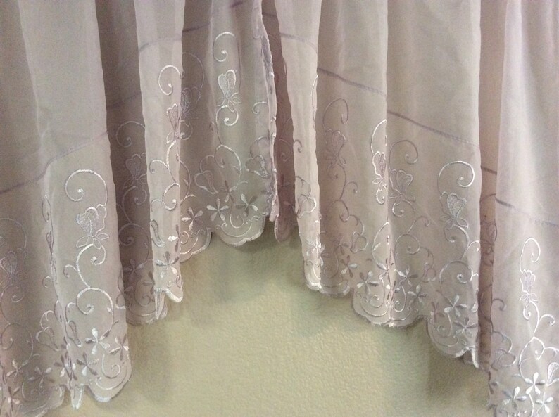 Pale Lavender Swag Curtains Valance Etsy