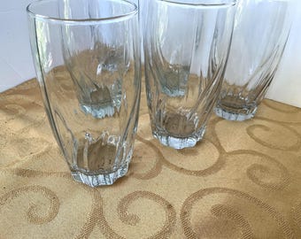 Anchor Hocking CENTRAL PARK Tumblers Clear Set of 6