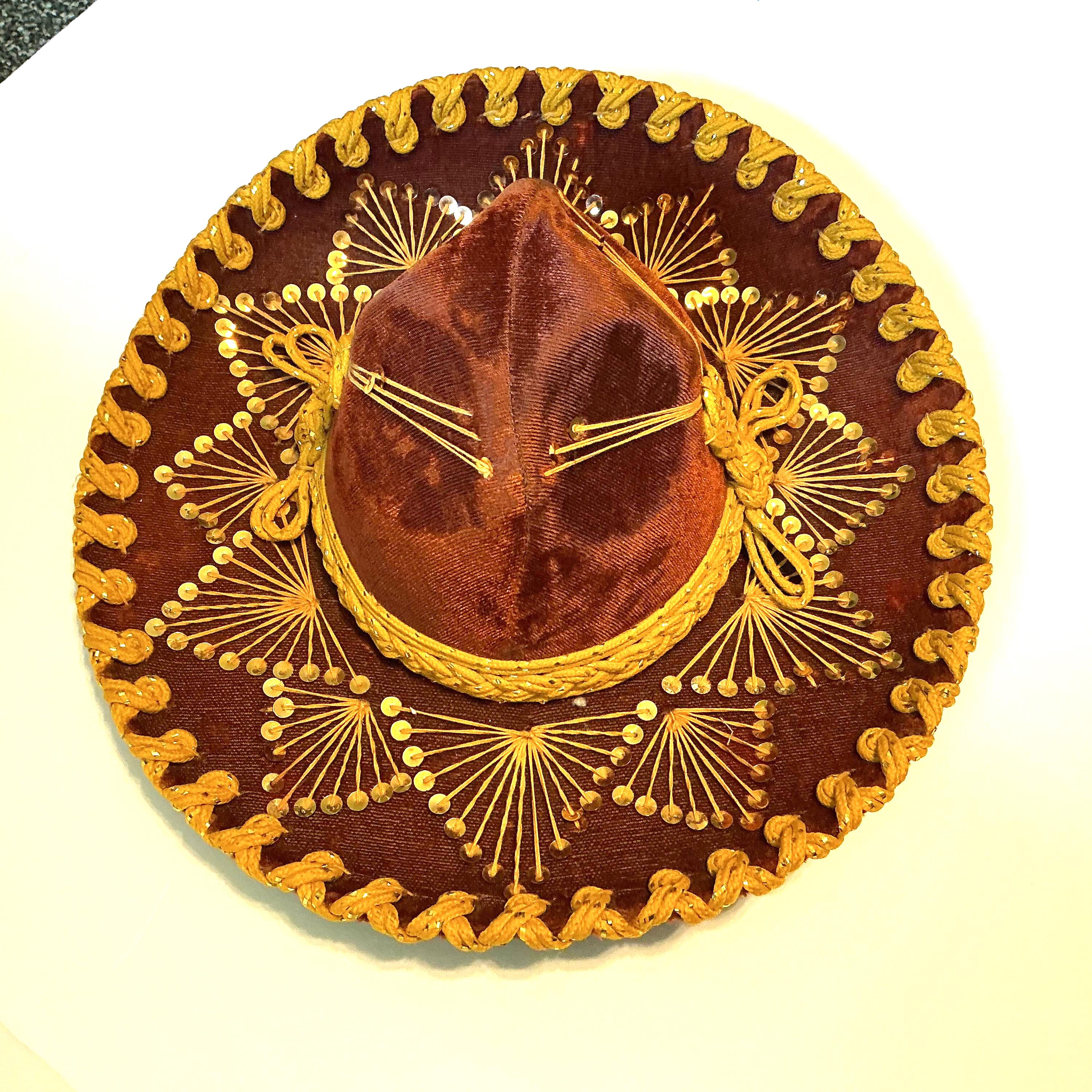 Velvet Mexican Sombrero - Etsy