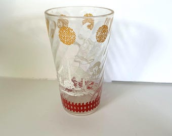 vintage Glass Tumbler/Drinkwae