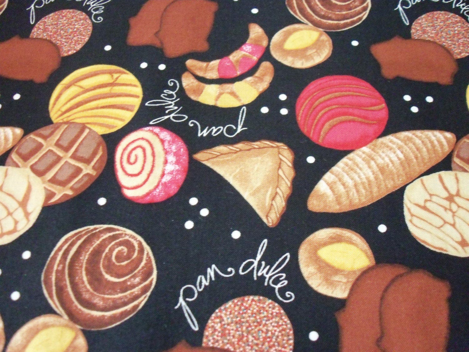 Pan Dulce Fabric Mexican Sweet Bread Empanada Cake Cookies Etsy
