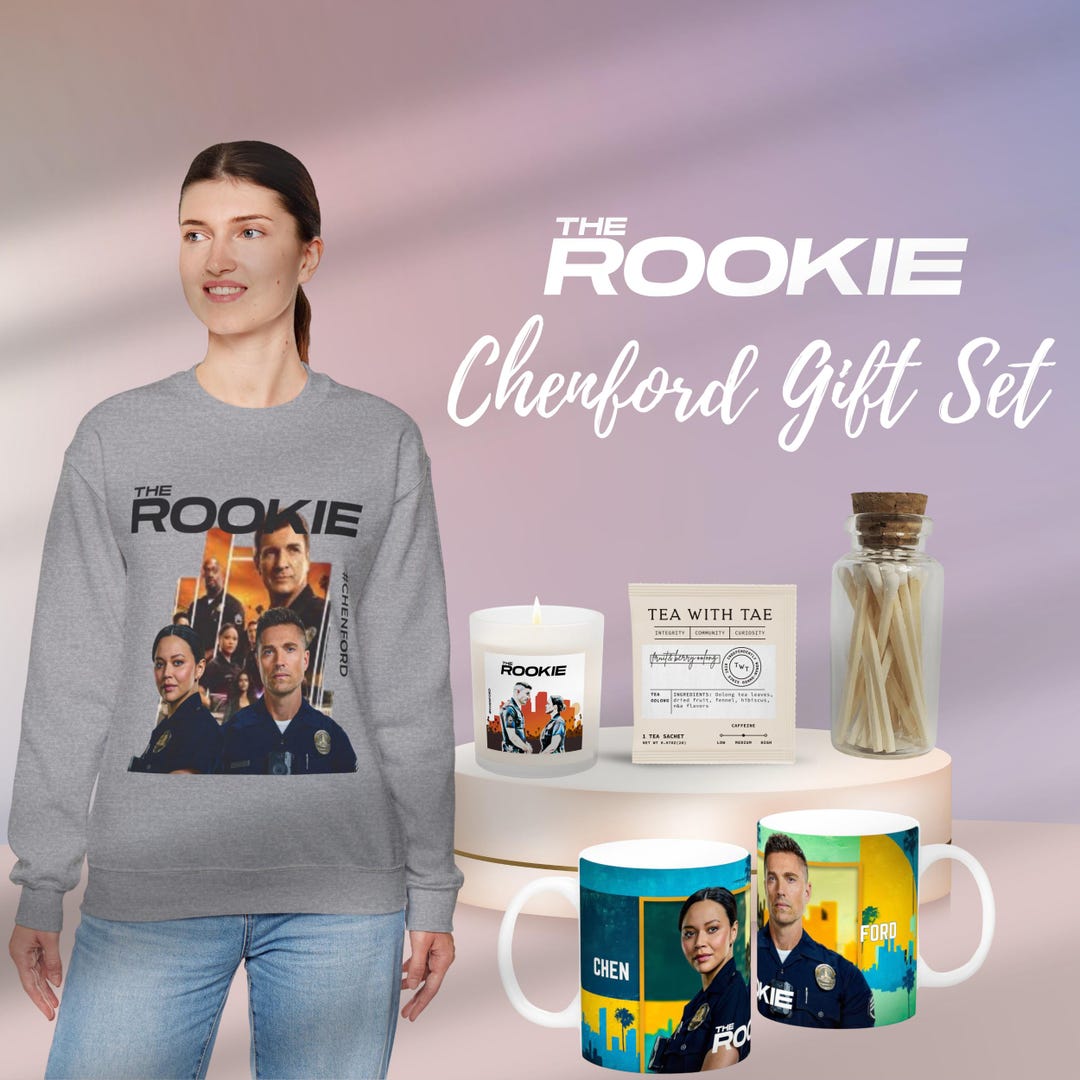 The Rookie Chenford Gift Set | Sweatshirt, Candle, Mug, Tea Bundle - Etsy
