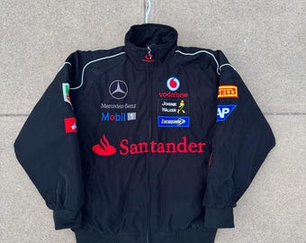 メルセデスF1レザーレーシングジャケット - カスタムメイドモーター