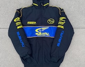 Subaru Racing F1 Jacket – Embroidered Streetwear Zip-up - Etsy