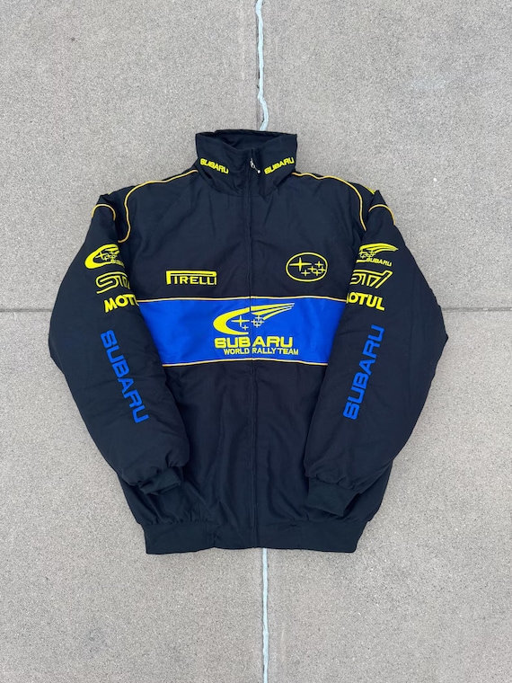 Subaru Racing F1 Jacket – Embroidered Streetwear Zip-up - Etsy