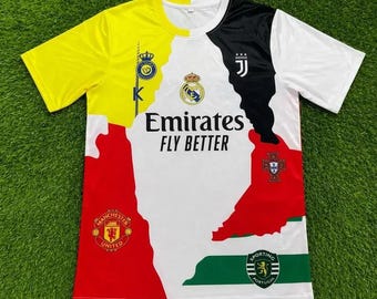 CR7 Inspired Soccer Jersey – GOAT Football Shirt – All Teams Custom Cristiano Ronaldo Fan Jersey