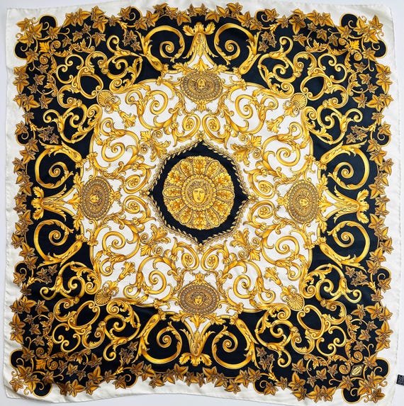 Atelier Versace Silk Scarf – Luxury Italian Designer – Iconic