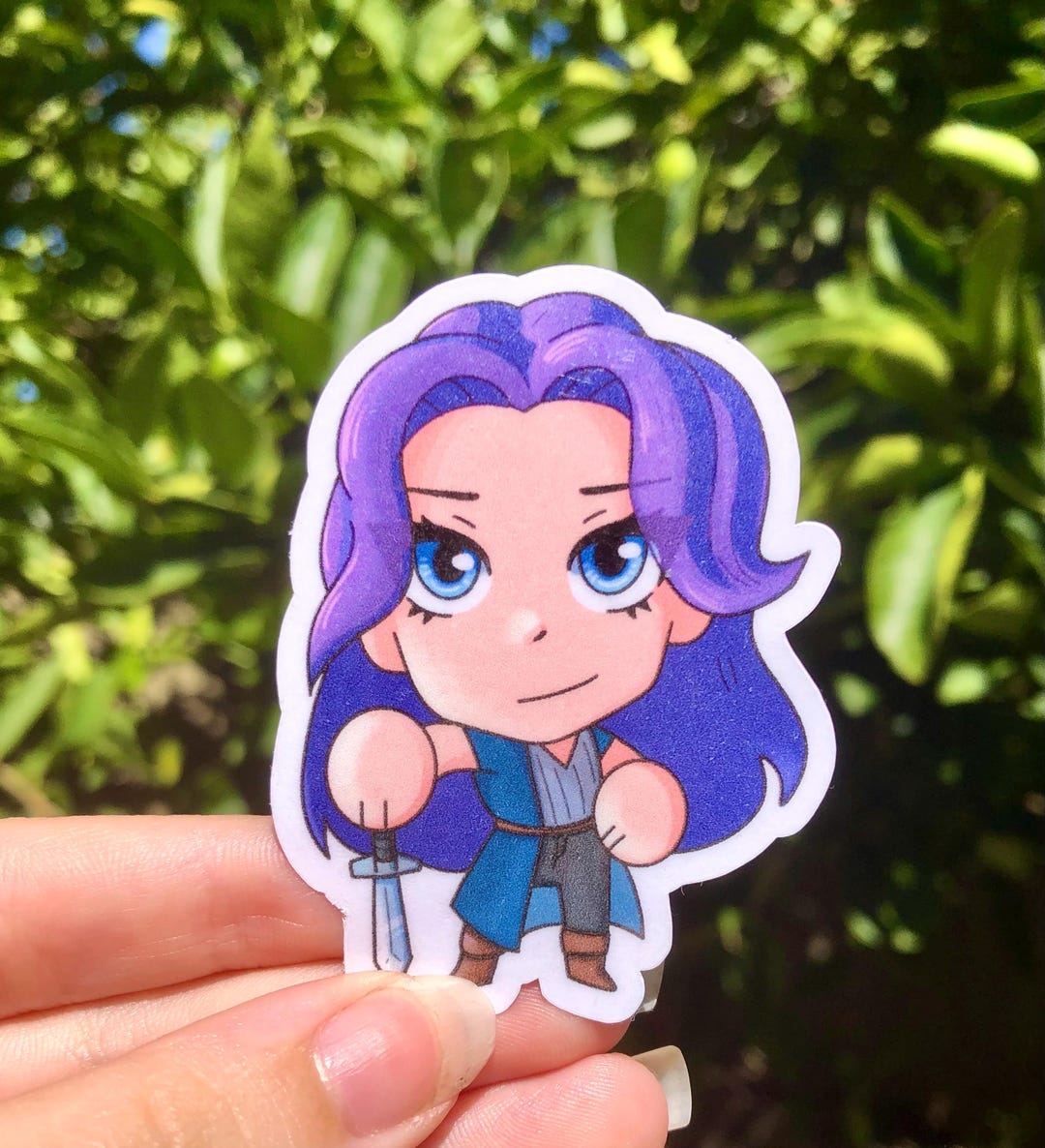 Abigail Chibi Sticker - Etsy