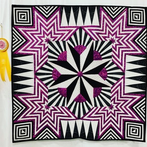 Award winning Las Vegas Showgirl, foundation paper piecing pattern