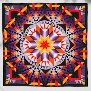 Award Winning Quilt, Nana’s Garden. Foundation Paper piecing pattern